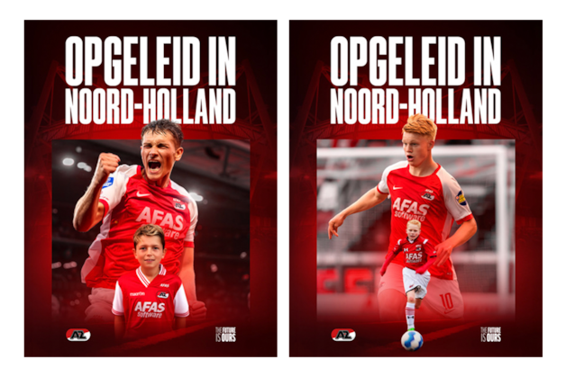 AZ heeft meer eigen jongens dan ooit, en de route loopt langs dorpen ...