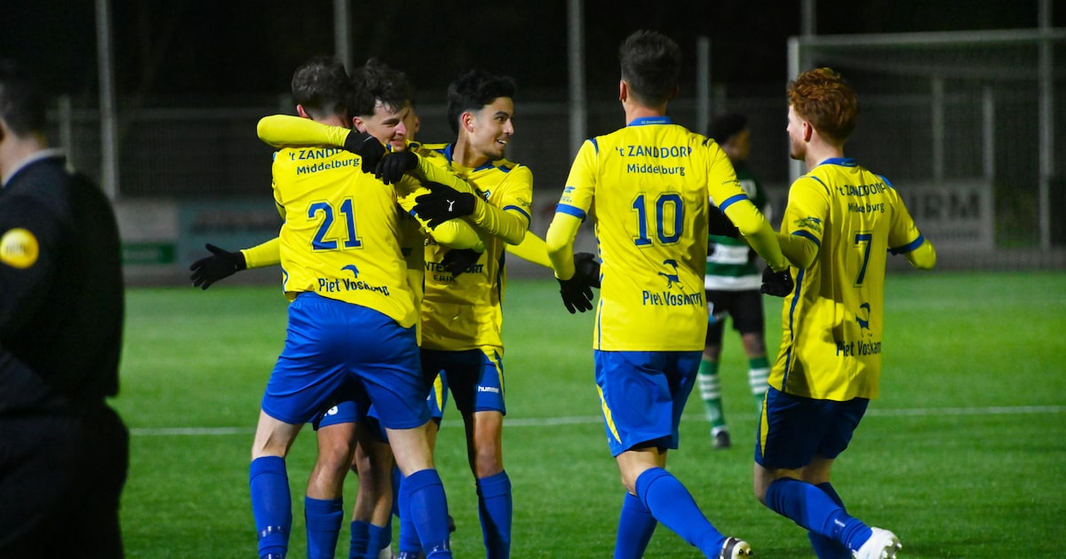 FC Dauwendaele kan de titel ruiken na gelijkspel van Zeelandia Middelburg bij De Meeuwen, Terneuzen 