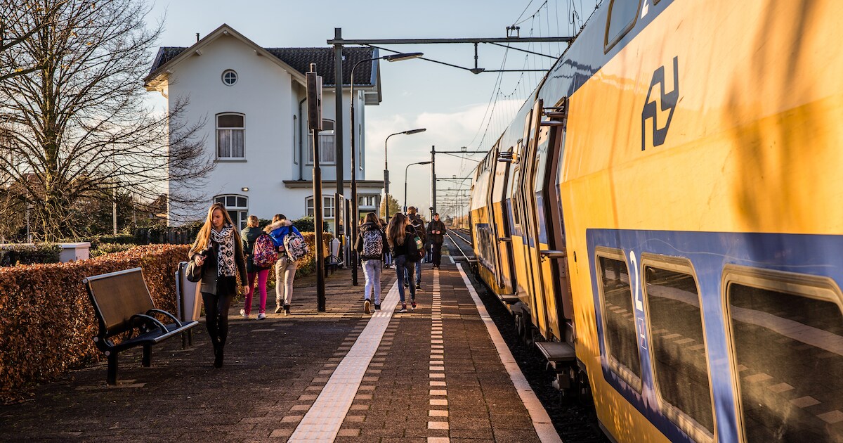 Politie rukt met meerdere wagens uit voor vechtpartij op station Krabbendijke