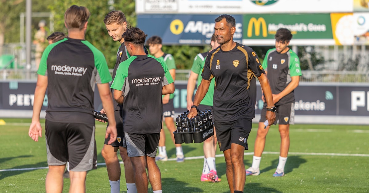 Eerste training op Wesselopark: Roy Hendriksen begint blanco aan avontuur bij Kloetinge