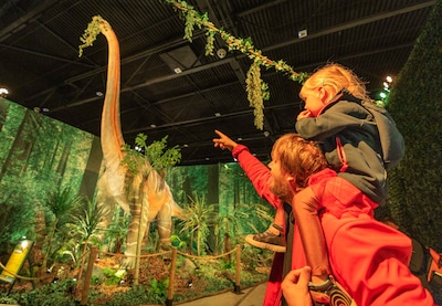 Dino’s nemen Zeelandhallen over: ‘Wow papa, deze heeft een killerrate 9!’