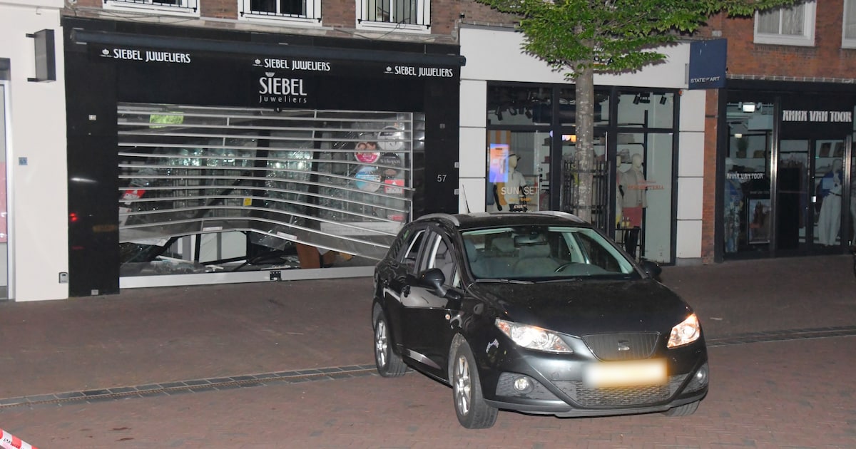Ramkraak bij juwelier aan de Lange Delft in Middelburg