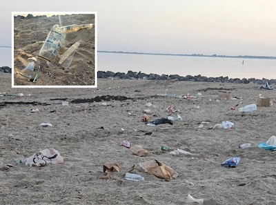 Stranddag Wemeldinge eindigt vaak in puinhoop: kratten, condooms en vooral veel glasscherven