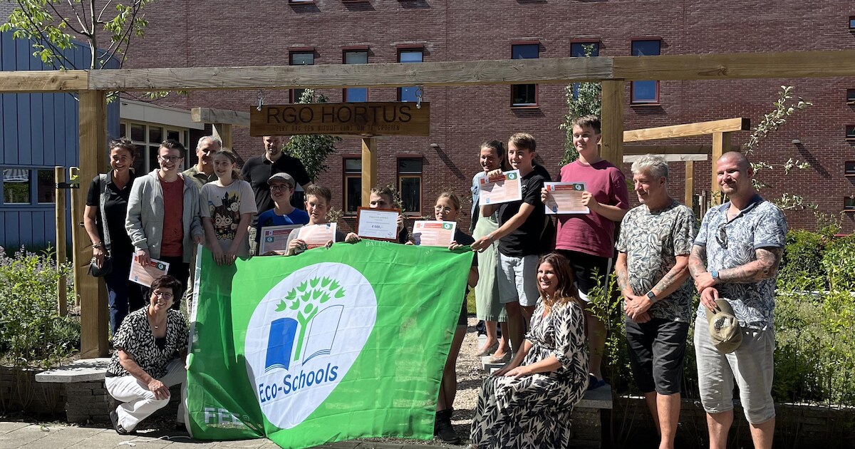 RGO College Middelharnis ontvangt groene vlag van Eco-Schools