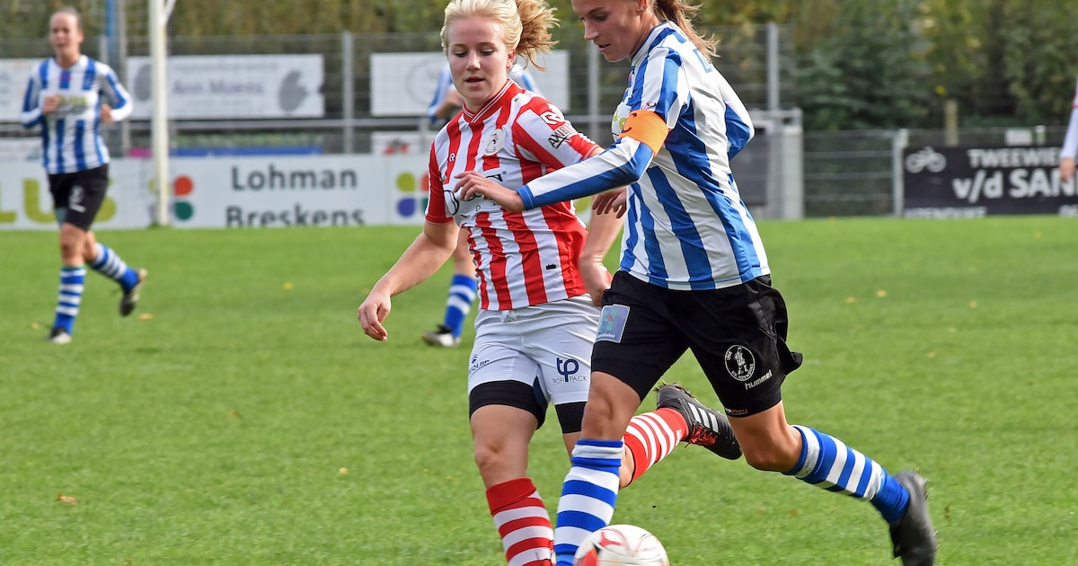 Doelpuntenhonger van Lisan van den Broek is niet te stillen bij Hontenisse