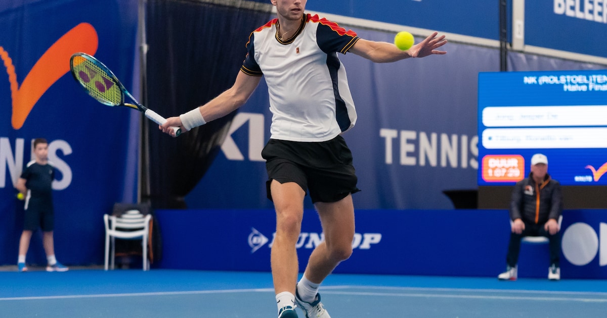 Geen Zeeuws onderonsje bij NK indoortennis, Ronetto van Tilburg onderuit in eerste ronde
