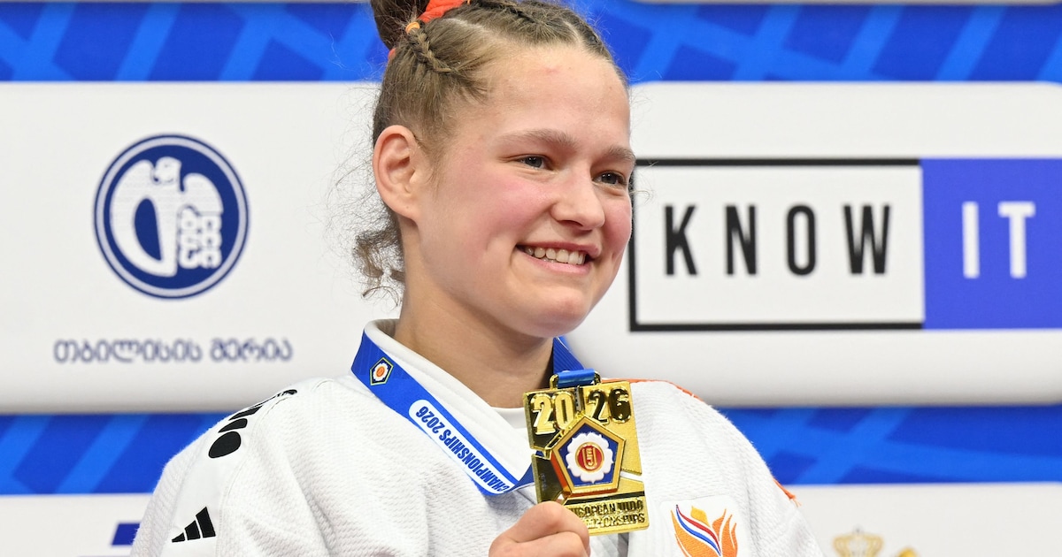 Sensatie op het EK: Nederlandse judoka wint goud in minder dan minuut
