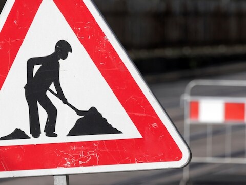 Blauwhoefseweg in Kruiningen afgesloten voor werkzaamheden. Foto ter illustratie.