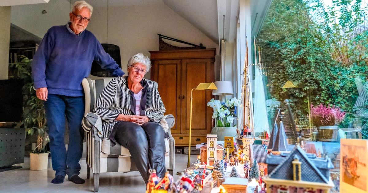 Een beetje Friesland in Schiedam: Anita en Jacob hebben Elfstedentocht in de vensterbank