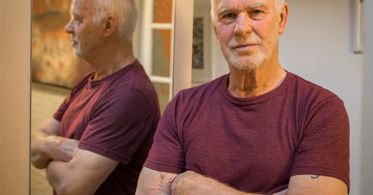 Er lag een vis op de stoep