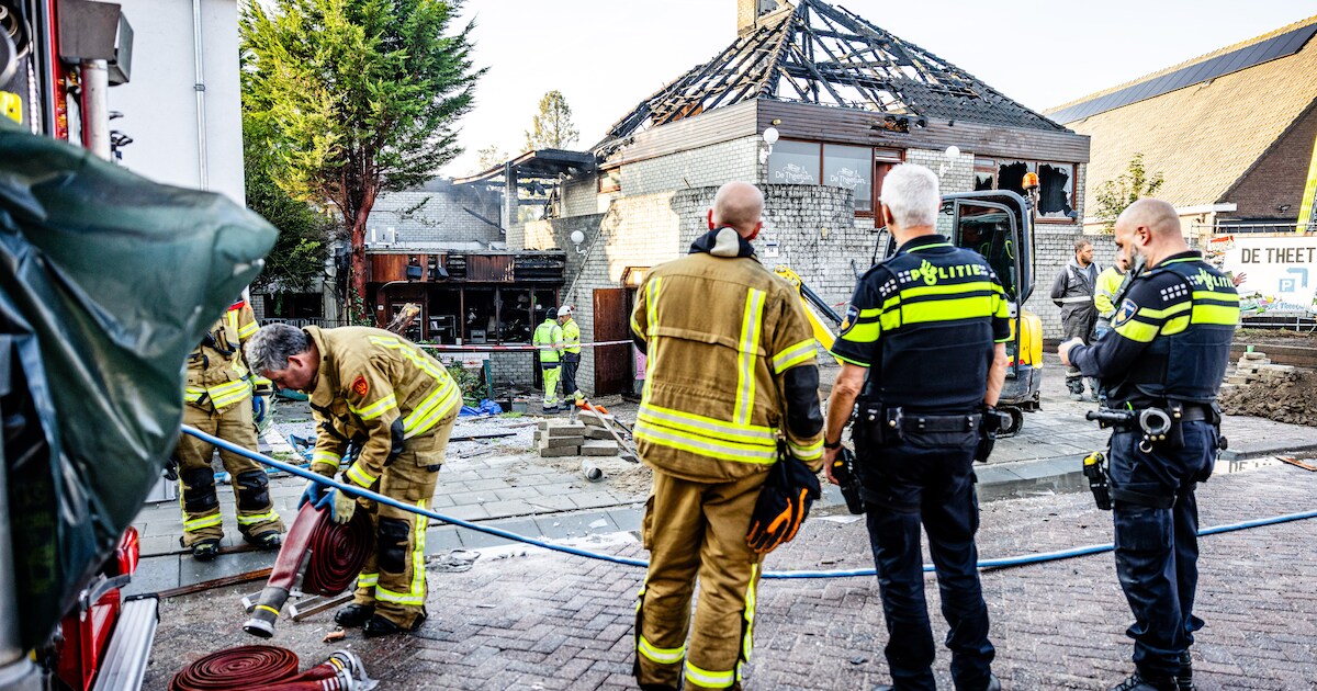 Verslagenheid in Rijsoord na brand bij de Theetuin: ‘Nachtmerrie voor de eigenaren en het dorp’