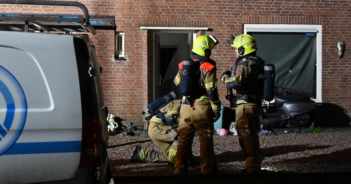 Flinke schade aan woning door brand in Sint Willebrord, bewoonster maakt zich meer druk om iets ande