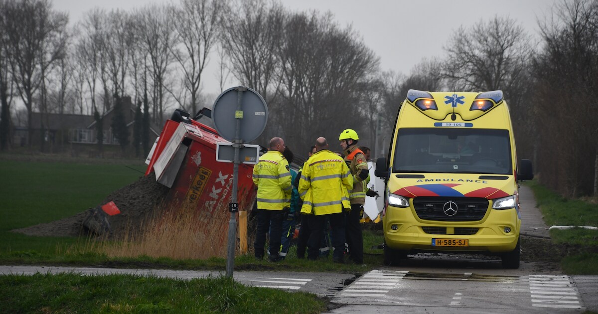 Man (39) uit gemeente Veere komt om bij verkeersongeluk in Grijpskerke, bestuurder vrachtwagen aange